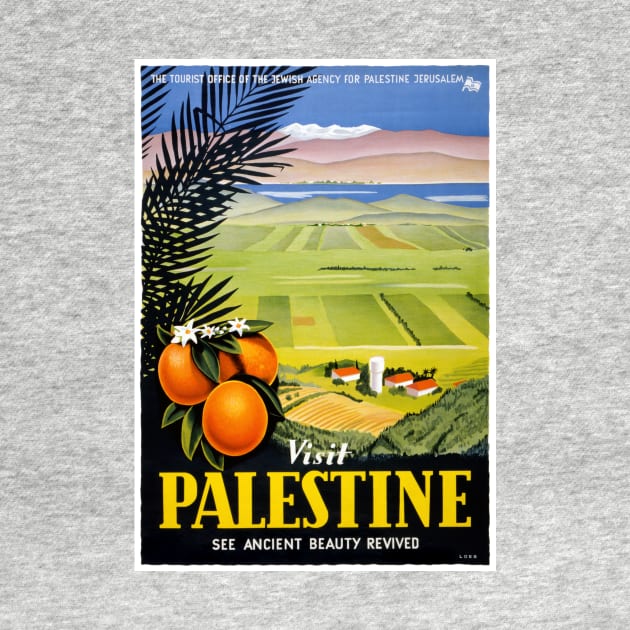 Vintage Travel Poster Palestine by vintagetreasure